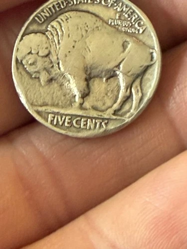 🌸 1936 BUFFALO NICKEL  5¢ Big Error a  RARE FIND 3 LEGGED!  Nice Luster
