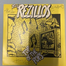 Rezillos Top of the Pops 7" vinyl UK Sire 1978  Signed Cover by the band 