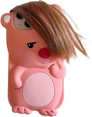 Handyhülle 3D Kawaii Silikon Biber Cartoon mit Schlüsselanhänger für iPhone 13