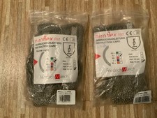 Münch Stechschutzhandschuh Niroflex FIX 2 Stück R+L  Gr.1, S, weiß, lange 19 cm