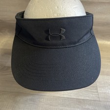 Under Armour Black Golf Classic Logo OSFA Visor cap hat Strapback