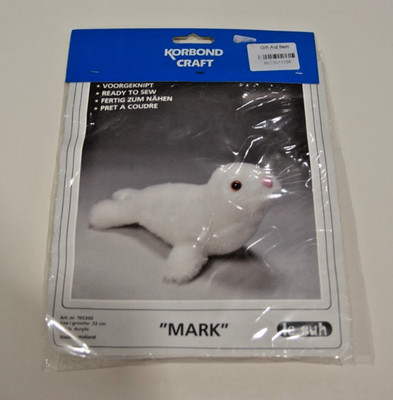 Baby Robbe Nähset Spielzeug Plüsch Bastelset Welpe Fell Stofftier Weihnachten Mark Le Suh