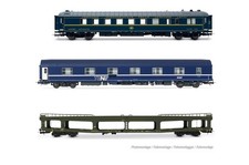 Jouef HJ4207 SNCB/SNCF set motorail train ep. IV-V 1:87 Spur H0 DC
