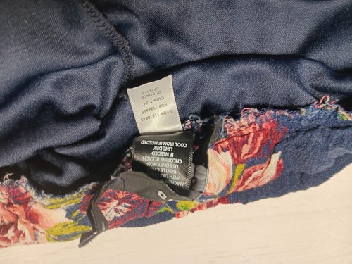 Torrid gefütterte Hose weites Bein mit Schlitz Blumenmuster Größe 4X *siehe Bilder* - Bild 22 von 24