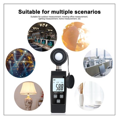 GE RZ851 Handheld Digitales Beleuchtungsstärkemessgerät Mini Portable Light Mete