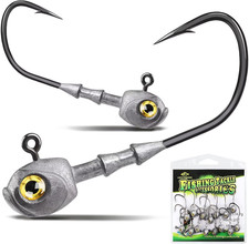 Swimbait Jig Head 15Pcs Freshwater Saltwater Jig Heads for Bass Walleye Trout