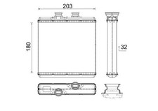 Wärmetauscher Innenraumheizung PREMIUM LINE MAHLE AH 183 000P für W204 MERCEDES