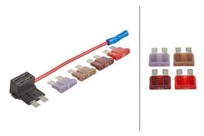 HELLA Fuse-Boxes & -Holders (8JD 743 557-811) Fuse Holder for ATO fuse OEM