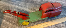 Vintage 1940s Wyandotte Pressed Steel Tow Truck Toy
