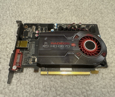 XFX AMD Radeon HD 6670 1GB GDDR5 PCIe x16 GPU DirectX 11 HDMI DVI VGA