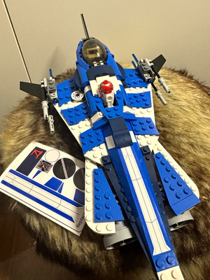 LEGO Star Wars 75087 Anakin s Custom Jedi Starfighter   gebaut mit Stickerbogen