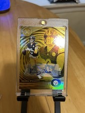 2023 Panini Illusions Trophy Collection Signatures Gold Kenny Pickett Auto /25