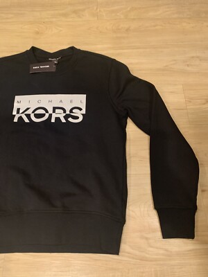 Michael Kors Men's Cotton Blen Pullover Crewneck Sweatshirt MK
