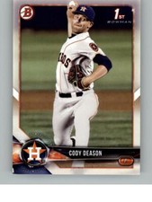 2018 Bowman Draft Cody Deason BD-194 Houston Astros