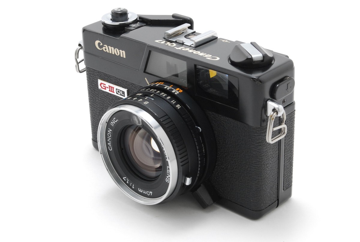 Near MINT] ALL Works Canon Canonet QL17 GIII G3 Black 35mm Film