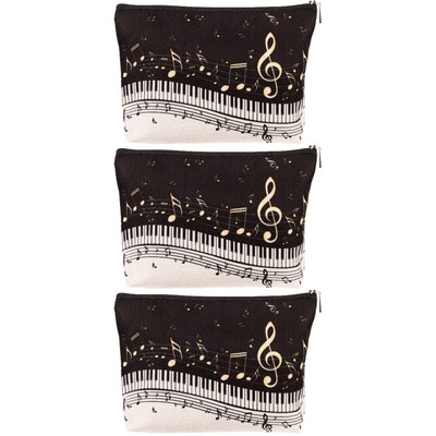  Set of 3 Wasserdichte Wattebeutelwäsche -Leinenbeutel Make-up-Taschen Fräulein