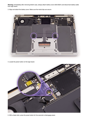 Apple MacBook Air 13 pouces 2018 guide du technicien manuel d'entretien - Photo 7/12