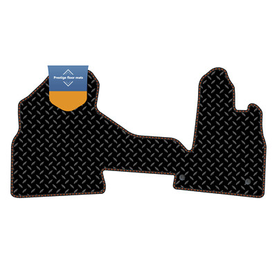 Fits Citroen Berlingo 2008-2018 Black 3mm Rubber with Coloured Stitch Edge