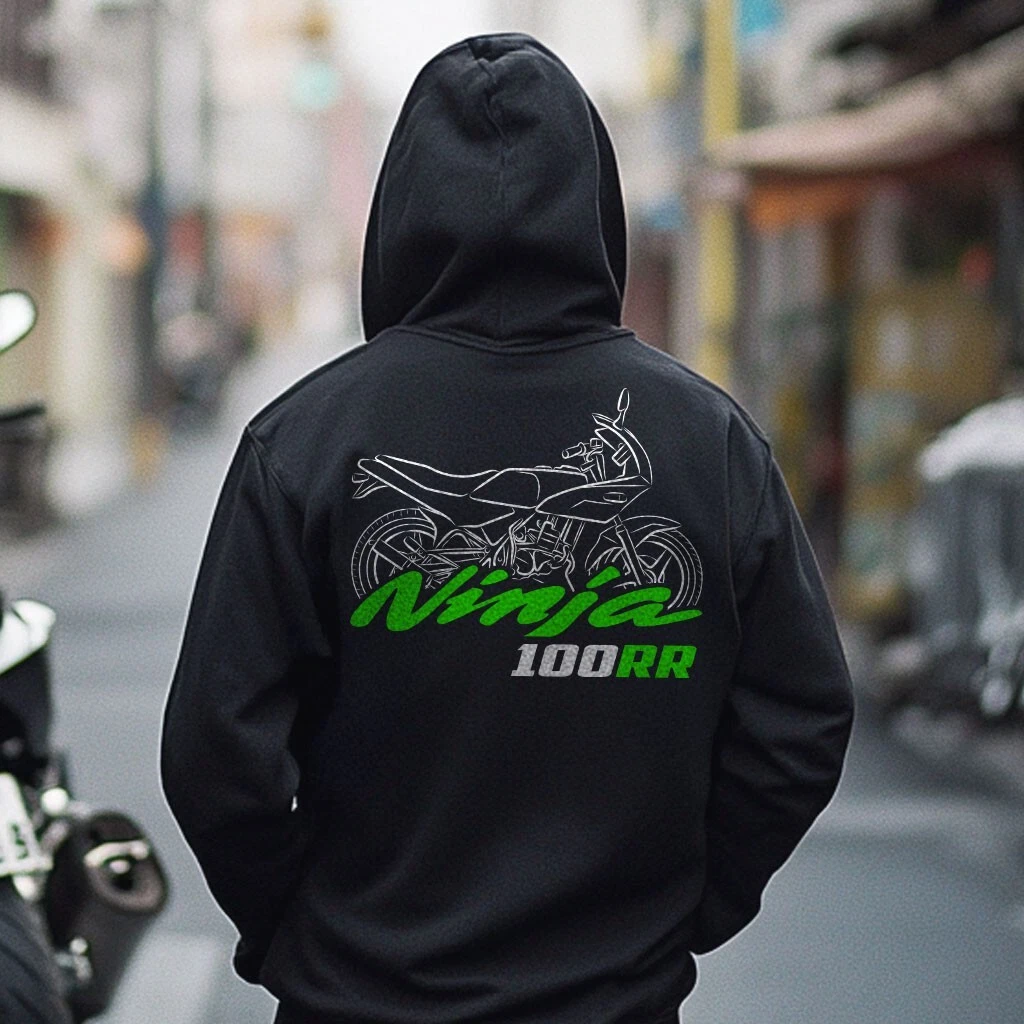 Kawaasakii Ninja 100RR 1992-2003 - Motorcycle Hoodie Pullover for Riders
