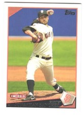 2009 Topps Emerald Nuts San Francisco Giants Jonathan Sanchez #25