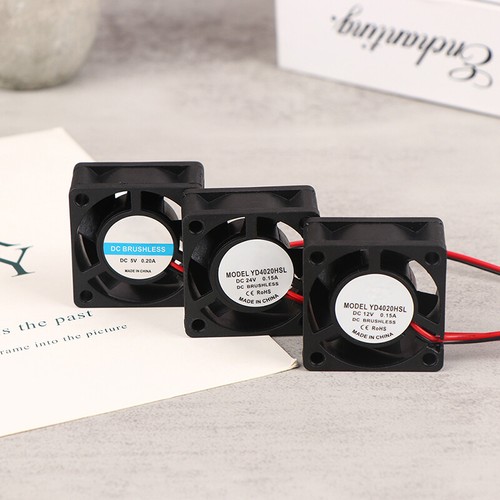 C 5V/12V/24V Computer CPU Cooler Mini Cooling Fan 40MM Small Exhaust Fan