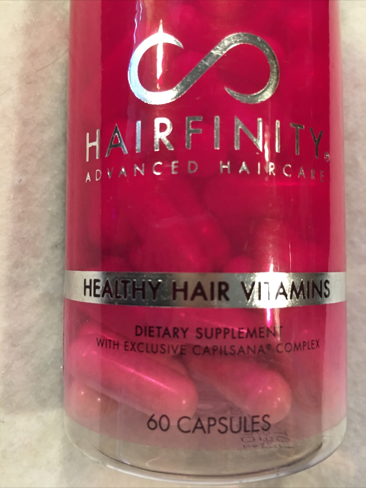Hairfinity Advanced Haircare Healthy Hair Vitamins 60 Caps Best By 11/