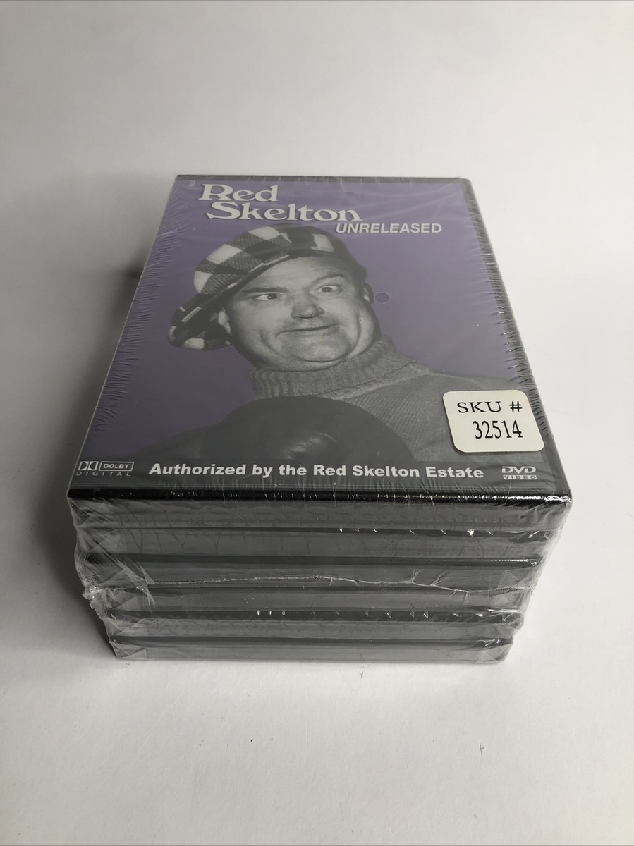 Red Skelton Unreleased Six Pack Of DVD's, New And Factory Sealed