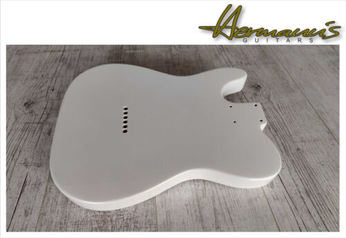 Tele Aliso / Alder Replacement Cuerpo, Acabado Alto Gloss Blanco Metálico, 2,2 / - Imagen 8 de 8