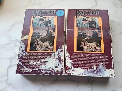 Ragtime Betamax Beta Tape Volume 1 And 2 James Cagney, Brad Dourif, Randy Newman