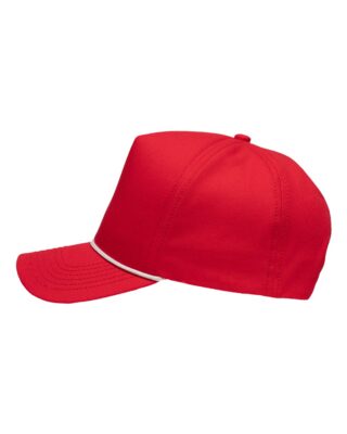   Sportsman Men Five-Panel Rope Heritage Fit Cap Hat high-profile SP1300