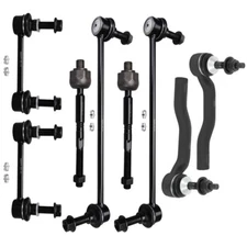 8Pcs Front Tie Rod Ends Sway Bars For 2013-2018 FORD FUSION EDGE LINCOLN MKZ MKX