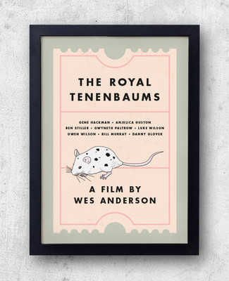 The Royal Tenenbaums Poster, Dalmatian mice, Wes Anderson, Chas, Ben Stiller