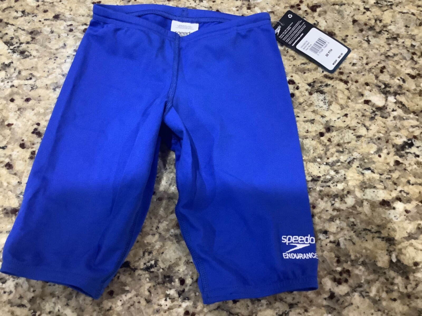 Speedo Boy's Swimsuit Jammer Endurance+ Solid USA Youth Navy Size 22