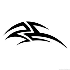 Tribal Pinstripe - Decal Sticker - Multiple Colors & Sizes - ebn7479