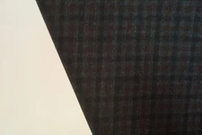 2.75 yds UK Wool Fabric Jacket Super 120s Suiting 9.5 oz Gray Plaid 99" BTP