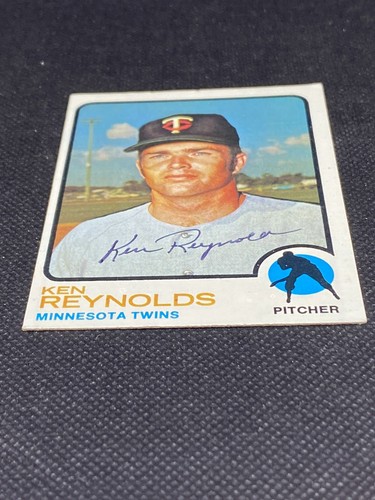 Ken Reynolds Twins Signed Auto Autographed 1973 Topps Card #638 ~ COA - Picture 2 of 4