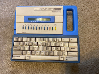 Vintage 1988 VTECH PreComputer 1000 Educational Electronics Computer Toy Untestd