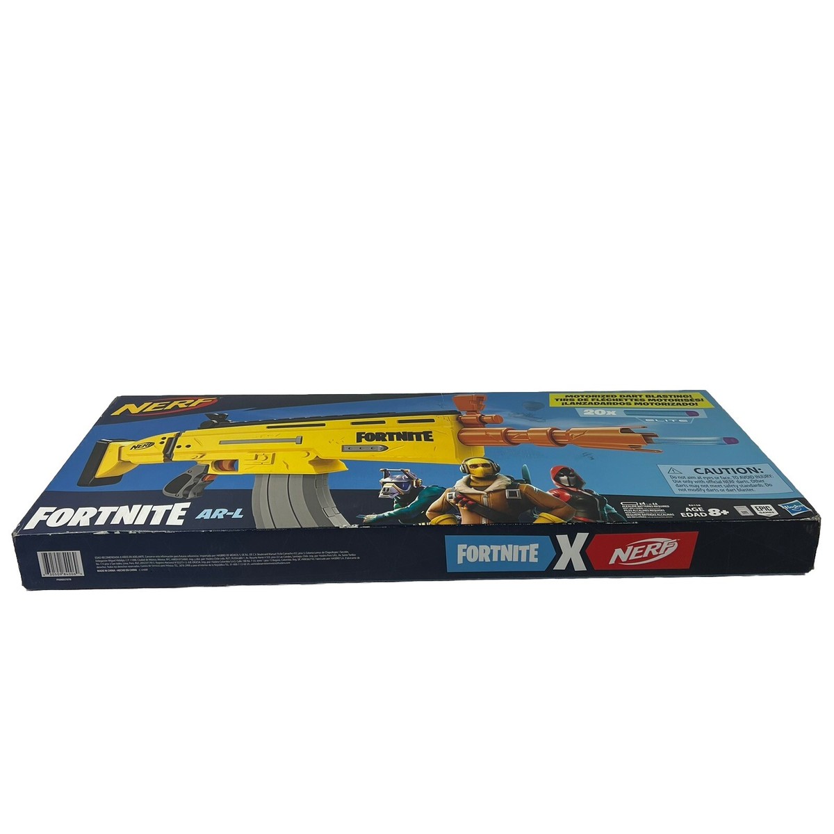 Fortnite X NERF AR-L Elite 20 Dart Blaster E6158 New Sealed