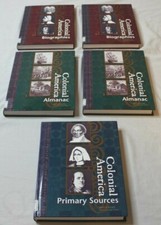 UXL Colonial America Reference Library Biographies Almanac & Primary Sources Set