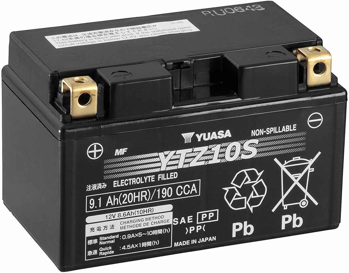 パーツ ytz10s Yuasa YTZ10S High Performance AGM Battery Yamaha YFM35R Raptor 04