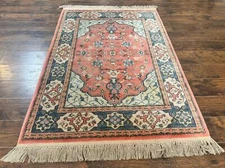 Karastan Rug 4x6 Bergama Design #737 Wool Carpet Area Rug Original 700 Series