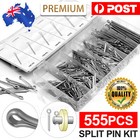 <!--F#f_0-->555pc Cotter Pin Assortment Grab Split Fixings Securing Lock Pins Spring Kit AU<!--F/-->