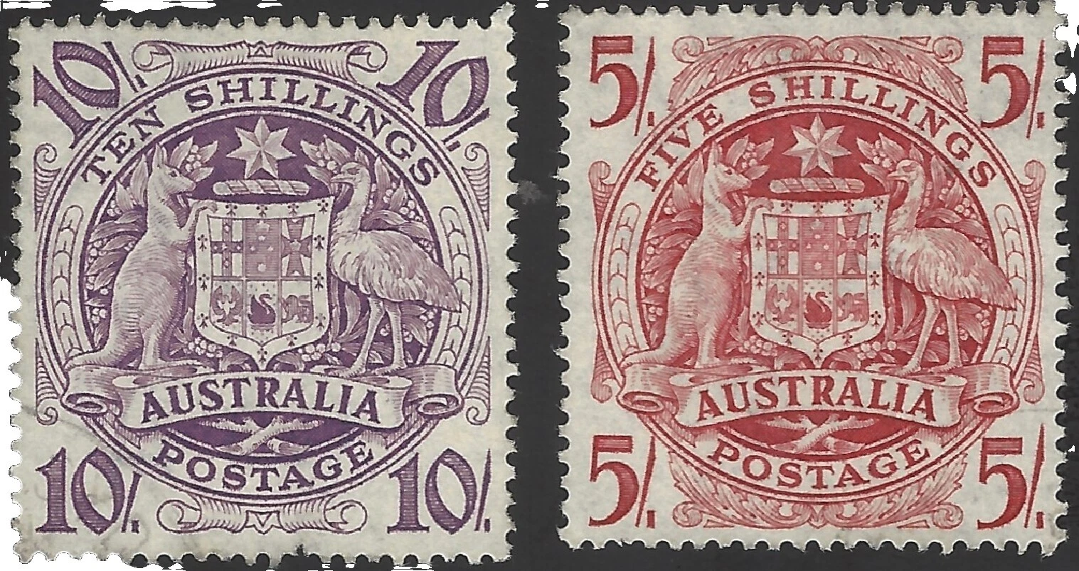 Multi-color de sellos de Australia y Oceanía