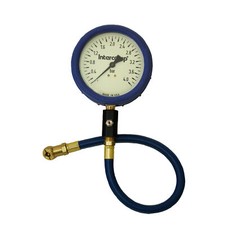 Intercomp 3 1/2 Inch Ultra Deluxe Glow In The Dark Tyre Pressure Gauge - 0-4 bar