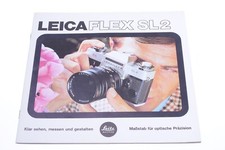   LEICA, LEICAFLEX SL2 CAMERA  LENS ORIGINAL PRODUCT GUIDE BROCHURE GERMAN 125