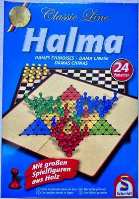 Halma Classic Line Schmidt Spiele Familienspiel Konzentration Taktikspiel 49217 - Bild 1 von 4