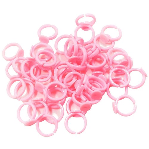 50pcs Handmade Rings Setting Base Cute Cabochon Beads Finger Rings Blanks - Picture 6 of 8