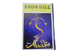 Broadway Showbill "Aladdin" New Amsterdam New York Theatre March 2014 NEW