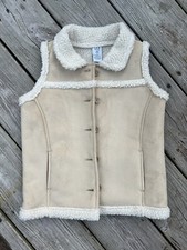 Gap Kids Toddler Unisex Faux Suede Vest Size 4yr