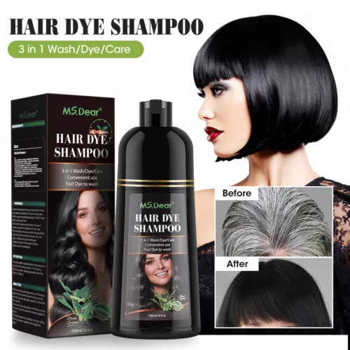 Permanent Instant Hair Dye Color Shampoo Natural Olive/Coconut Oil Essence Dying - Picture 3 of 55